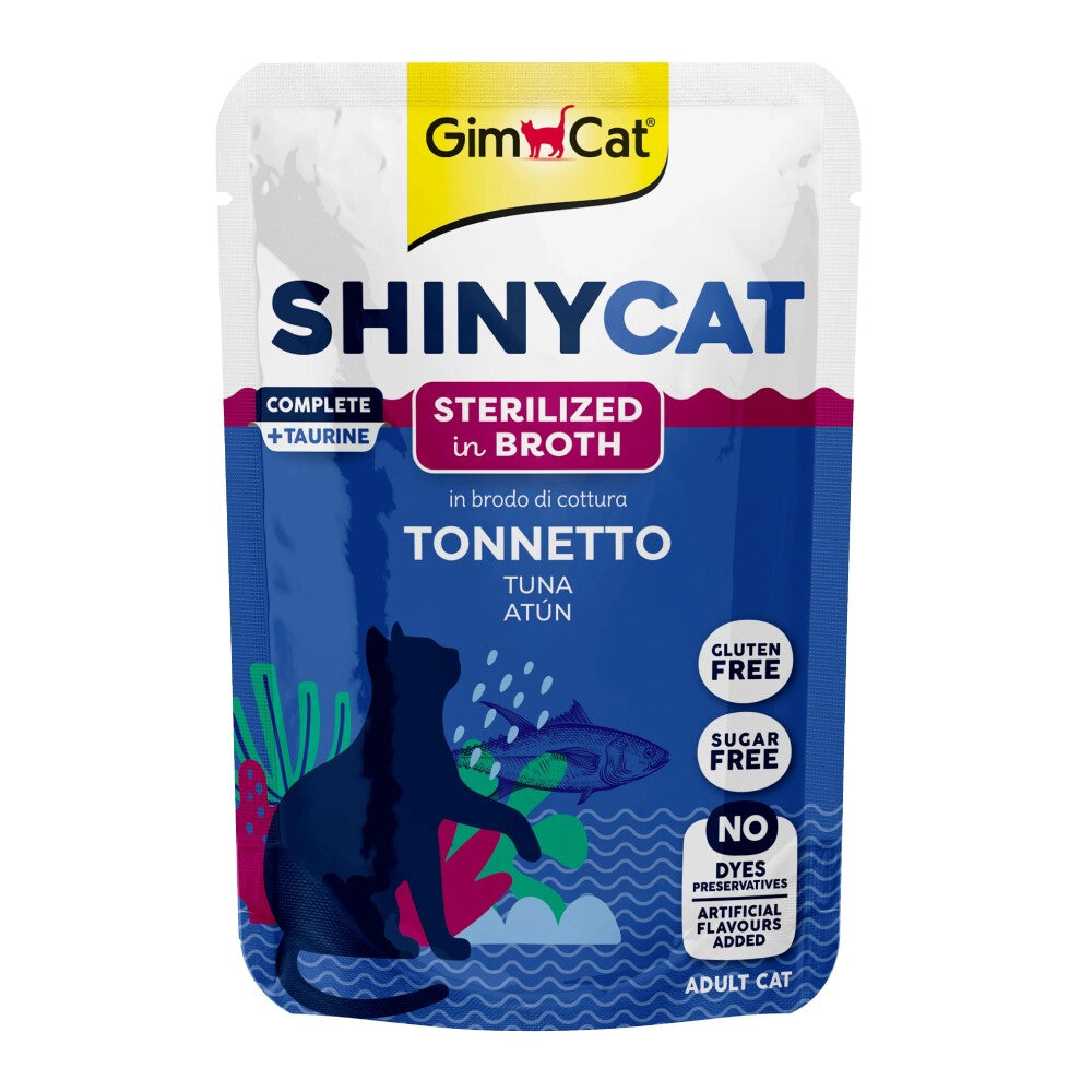 Gimcat Shinycat Ton Balıklı Kısırlaştırılmış Yetişkin Kedi Çorbası 70 GR | SRC: Barcode: 4002064416946